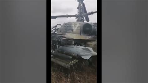 Russian Ka 52 Shot Down In Hostomel Youtube