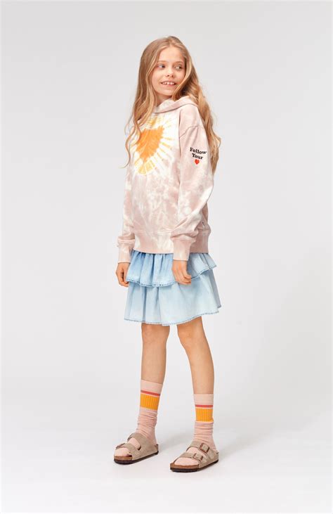 Madelyn Heartshaped Pink Tie Dye Hoodie With Heart Molo