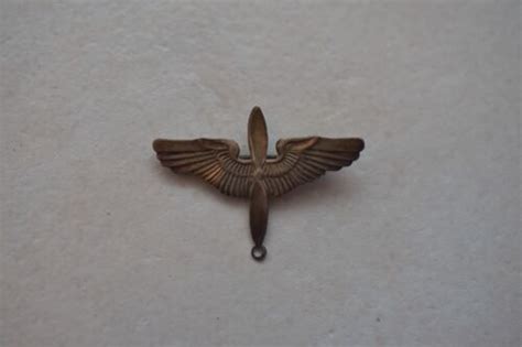 Vintage Air Force Aviator Pin Wings Propellor Ebay