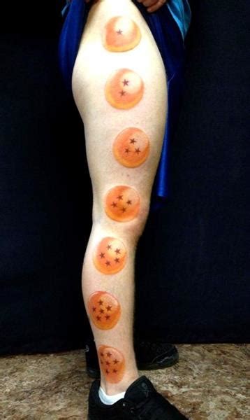See more ideas about dragon ball tattoo, z tattoo, tattoos. Dragon ball's leg tattoo - | TattooMagz › Tattoo Designs ...