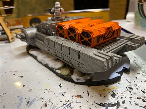 An Imperial Occupier Tank From Star Wars Legion Rolling Out