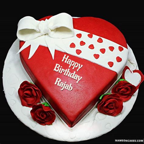 Happy Birthday Rajab Cake Images