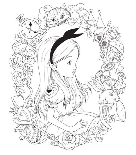 56 Disney Coloring Pages Alice In Wonderland Hd Coloring Pages Printable