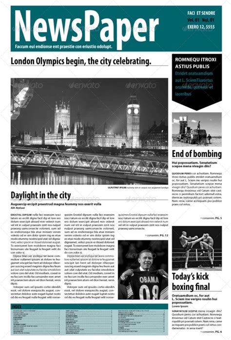 35 Best Newspaper Templates In Indesign And Psd Formats Psdtemplatesblog