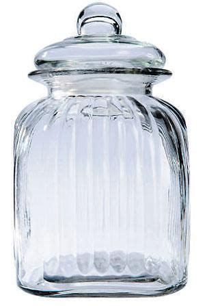 Glass jar with lids 4 pcs kitchen container set airtight glass storage preserving jars masthome. vintage jars - would make pretty storage for cotton wool ...
