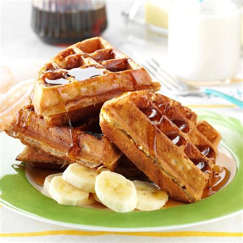 Top banana peanut butter recipes and other great tasting recipes with a healthy slant from sparkrecipes.com. Peanut Butter and Banana Waffles Recipe | Taste of Home
