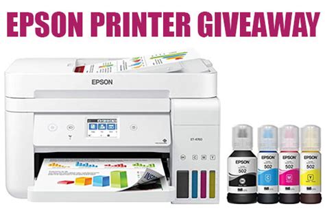 Since introducing the world to the first digital printer in 1968, the company has remained at the forefront of innovation. Epson Supertank Wireless Printer Giveaway — Deals from ...