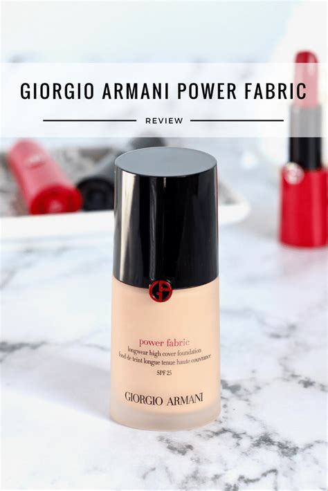 Giorgio Armani Power Fabric Foundation Review