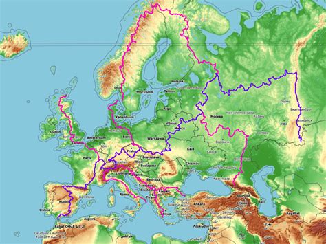 About Continental Divides The European Continental Divide