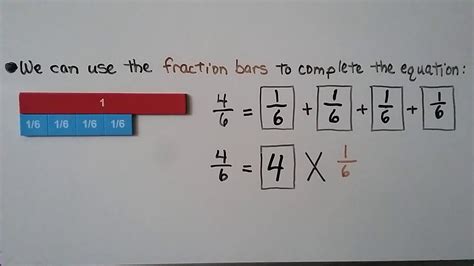 4th Grade Math 81 Multiples Of Unit Fractions Youtube