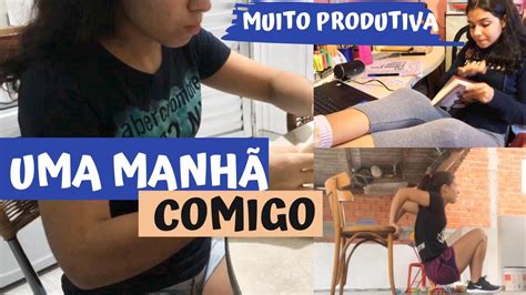 Minha Rotina Da ManhÃ Treino Edição De Vídeo Café Da Manhã E