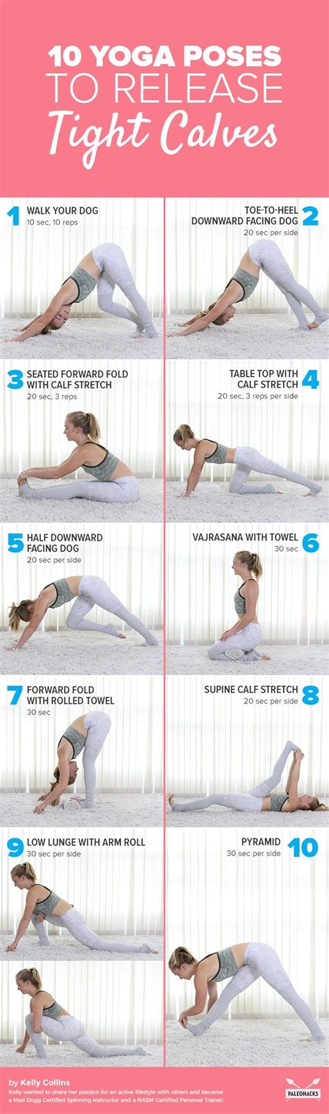 Yoga Poses To Release Tight Calves In Calf Stretches Yoga