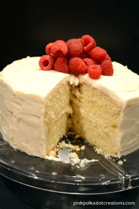 Vanilla Buttermilk Cake Pink Polka Dot Creations