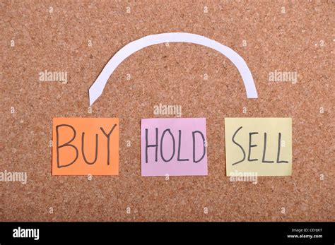 Buy Hold Sell Hi Res Stock Photography And Images Alamy