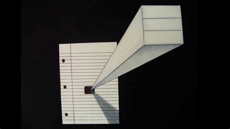 3d Paper Illusion Drawing Youtube