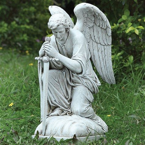 Kneeling Male Angel Statue Male Angel Angel Statues Grave Statues