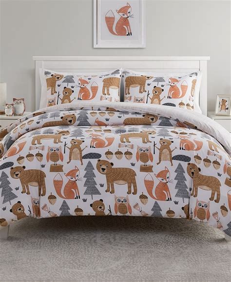 Vcny Home Closeout Little Campers Woodland 2 Piece Comforter Set Twin Macys
