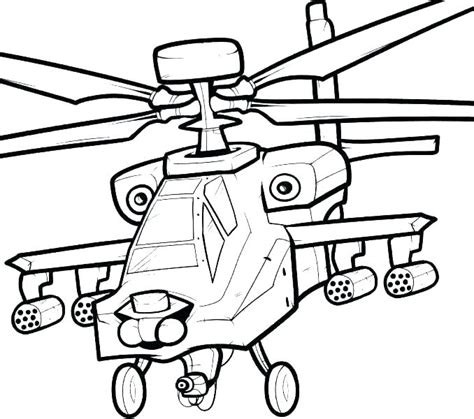 Helicopter Coloring Pages For Kids At Free Printable