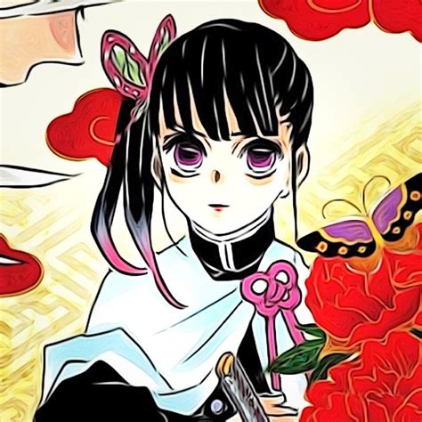 Kanao Tsuyuri Icons In 2022 Slayer Anime Kawaii Anime Anime Dancer