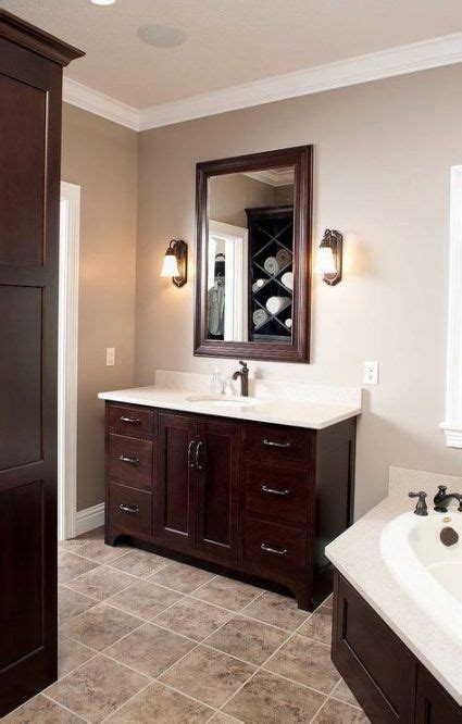 64 Trendy Bath Room Dark Brown Cabinets Paint Colors Bath With Images