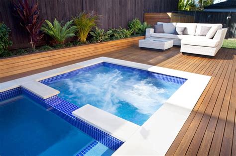 Plunge Pool And Spa Rouse Hill Crystal Pools Pool Designs Pool Landscaping Swimming Pool