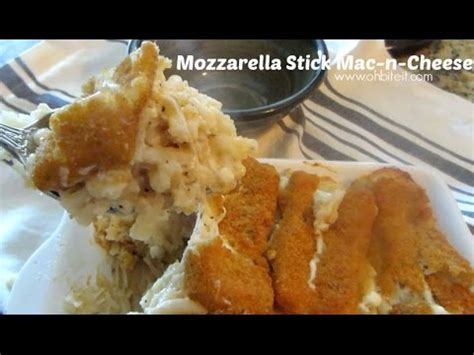 Fresh guacamole, five cheeses tortilla chip. MOZZARELLA STICKS MAC-N-CHEESE! - YouTube
