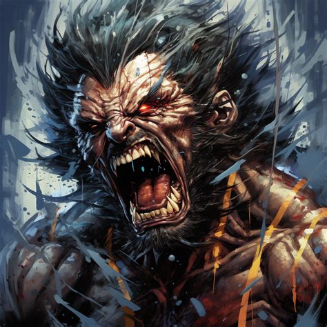 Screaming Carnage Wolverines — Artificialmatt