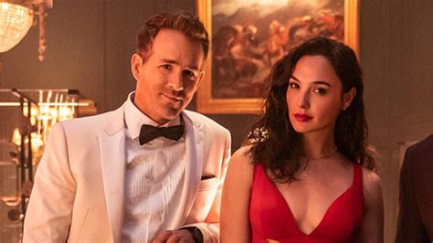 See Gal Gadot In A Sexy Red Dress Celebrating With Ryan Reynolds