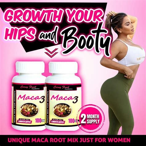 Big Booty And Wider Hips With Maca Root Pills 2 Months Pack Save 15 Dietary Supplements