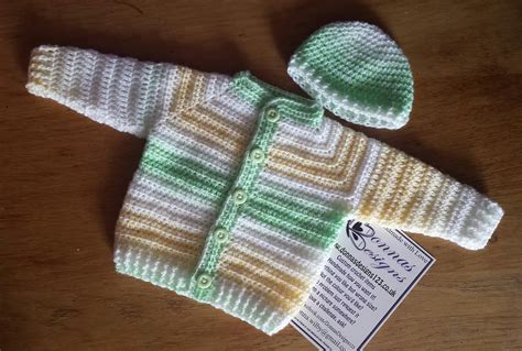 5 Free Crochet Baby Sweater Set Patterns Youll Adore