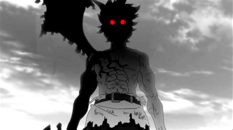 Asta Black Tranformation Demon King Anime Black Clover Manga Sad