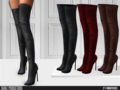 598 High Heel Boots By Shakeproductions From Tsr • Sims 4 Downloads