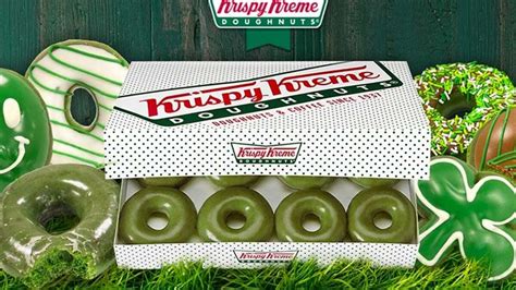Green Donuts Coming To Krispy Kreme For St Patricks Day