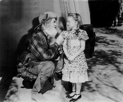 Karolyn Grimes And Gabby Hayes From Albuquerque 1948 John Wayne