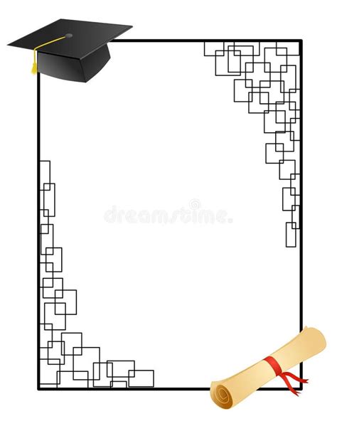 Graduation Frame Border Stock Vector Illustration Of Academic 11632583