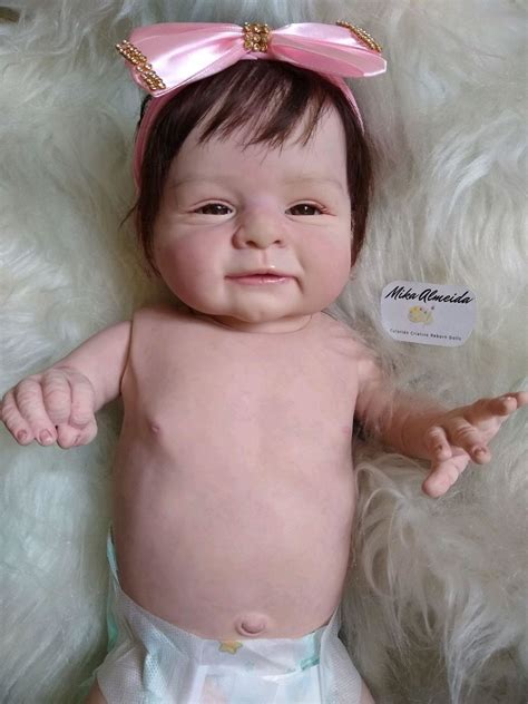 bebê reborn menina corpo de vinil siliconado elo7