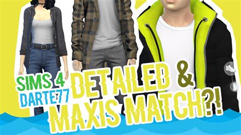 Super Detailed Maxis Match Clothes Male Cc Darte77 Haul Sims