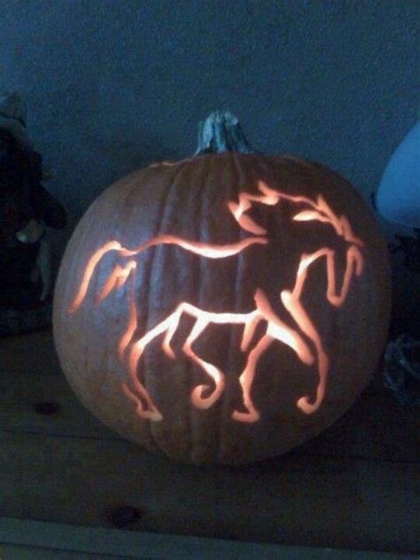 Have You Ever Carved A Horsey Themed Pumpkin This Horse O Lantern Is