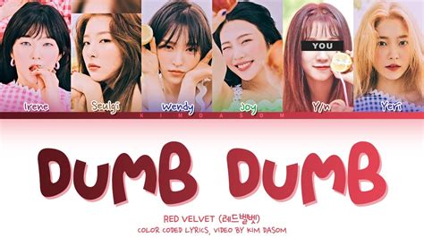 red velvet 레드벨벳 dumb dumb 6 members ver youtube