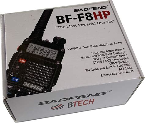 Baofeng Bf F8hp Uv 5r 3rd Gen 8 Watt Dual Band Two Way Radio 136