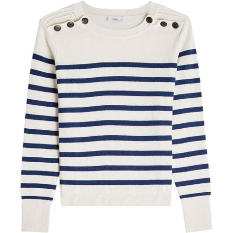 Closed Striped Wool Pullover Found On Polyvore Featuring Tops Sweaters