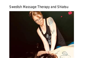 Swedish Massage Therapy And Shiatsudjwwhpdfpdf Docdroid