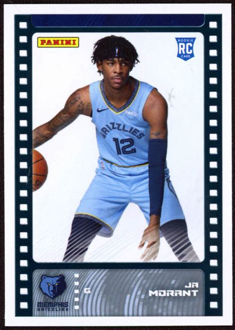This card comes in a variety of parallels. Ja Morant 2019-20 Panini Stickers Cards #82 RC | Pristine Auction