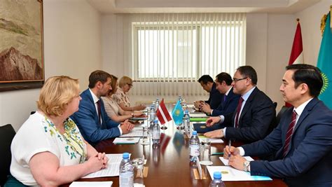 Kazakhstan And Latvia Discuss Ways To Expand Bilateral Cooperation
