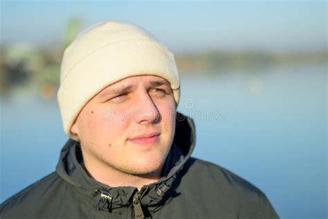 Quiet Thoughtful Young Man Looking Away Stock Image Image Of Away