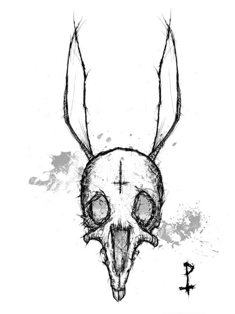 Darkart Rabbit Bipolar Bpd Illustration Macabre Love