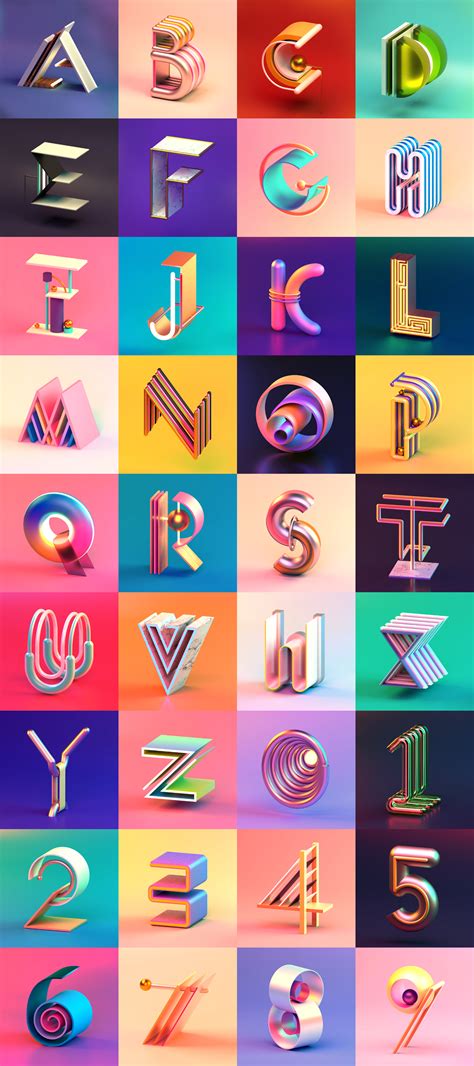 36 Days Of Type Set Two On Behance