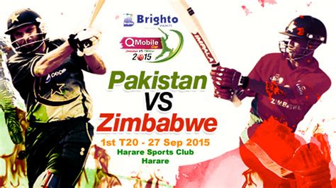 Pakistan Vs Zimbabwe Watch 1st T20 Match On 27th Sep 2015