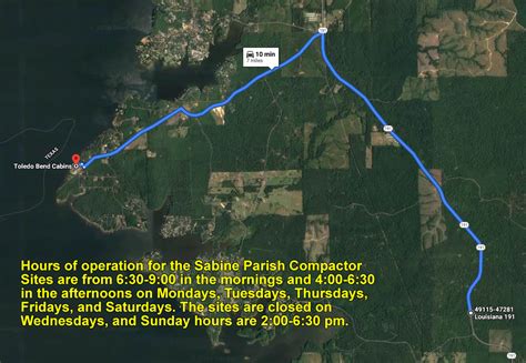 We have two private boat launches, Compactor Site Near Toledo Bend Cabin - just 10 minutes away
