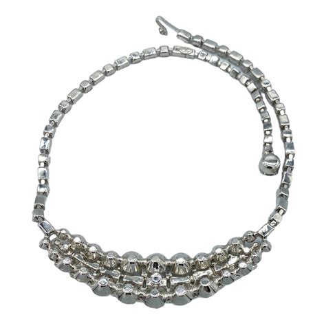 Kramer Of New York Rhinestone Necklace 1950s The Jewelry Stylist